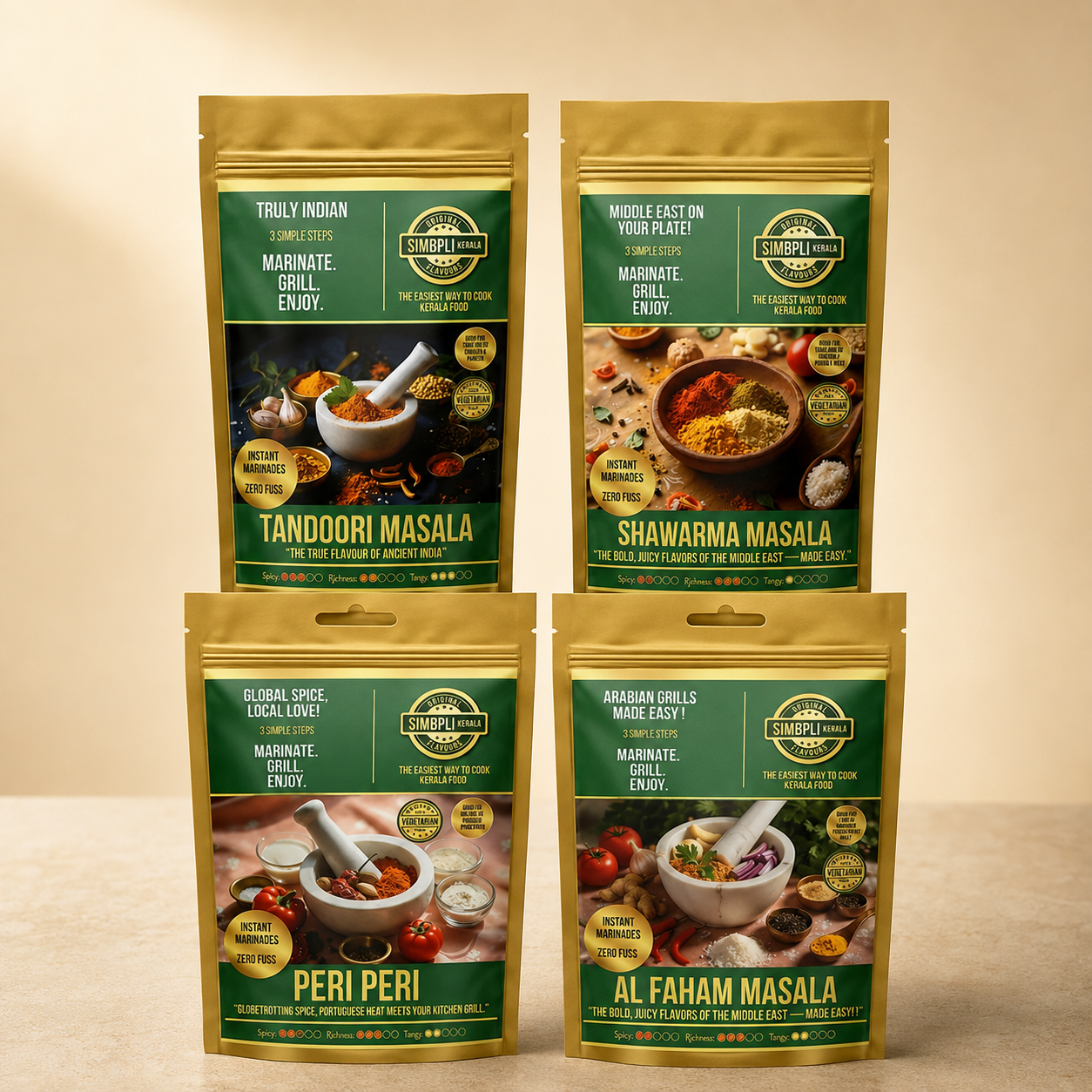 Modern Kerala Favourites | 4 Marinade Combo