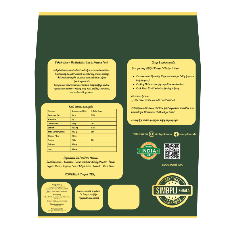 Peri Peri Chicken Masala