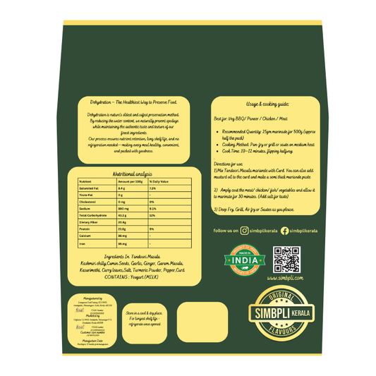 Tandoori Masala | Classic & Charred