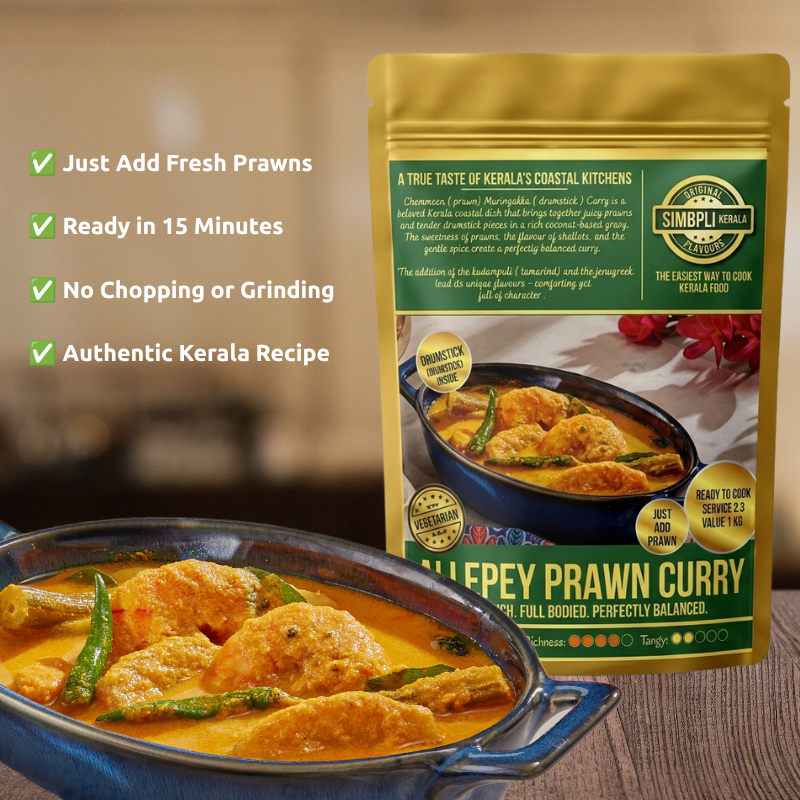 Alleppey Prawn Curry | Authentic Coastal Kerala Flavours